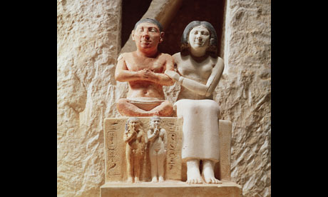 The Dwarf Seneb and his Family, Egyptian Museum, c2500BC