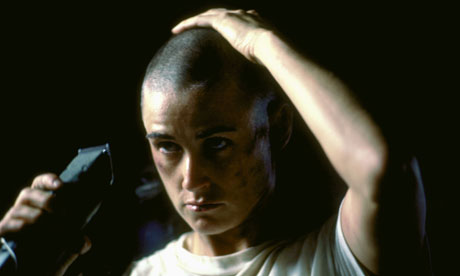 Short haircuts Demi Moore in GI Jane'Short hair is a statement' 