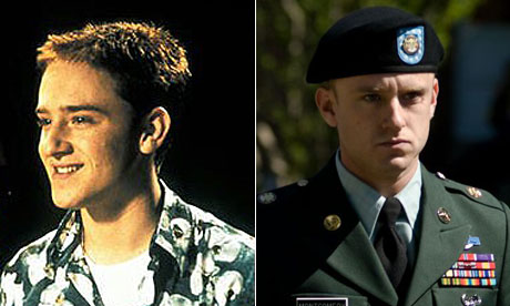 Growing pains ... Ben Foster in Get Over It (left) and The Messenger