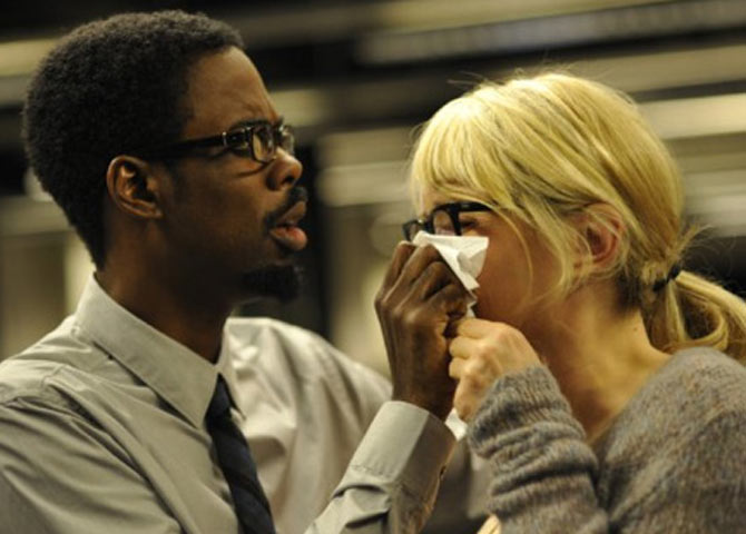 Chris Rock and Julie Delpy in Delpy's 2 Days in New York