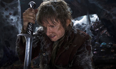 Force of hobbit … Martin Freeman as Bilbo Baggins in The Hobbit: An Unexpected Journey.