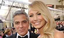 Oscar 2012: George Clooney e Stacy Keibler