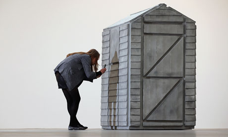 Rachel Whiteread's Detached, at the Gagosian Gallery in London.