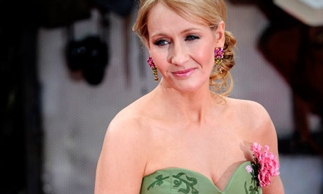 Options open … JK Rowling at the premiere of Harry Potter and the Deathly Hallows: Part 2.