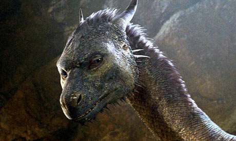 Lizard king … a still from the film Eragon (2006).
