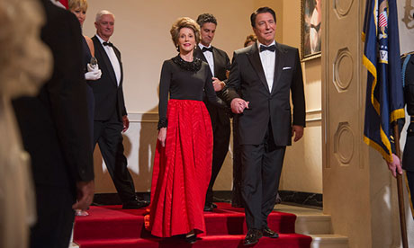 Serving a purpose? … Alan Rickman as Ronald and Jane Fonda as Nancy Reagan in Lee Daniels' The Butle