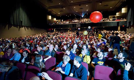 In the driving seat … the audience assembles for Toronto film festival's Midnight Madness