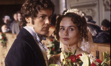Toby Stephens as Gilbert Markham and Tara Fitzgerald as Helen Graham in The Tenant of Wildfell Hall