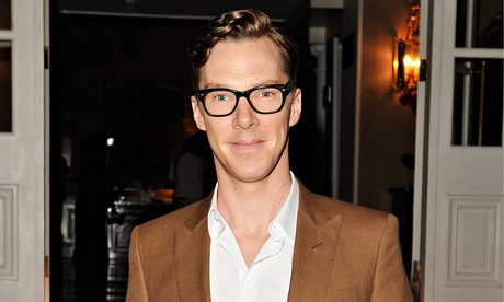 The required geek chops … Benedict Cumberbatch.