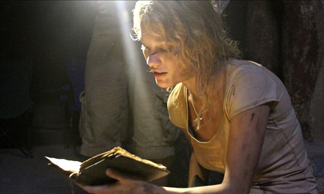 Undead on arrival … Ashley Hinshaw in The Pyramid.