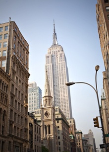 The Empire State Building.