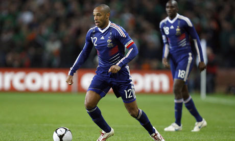 Thierry Henry is the only remaining memeber of the 1998 World Cup winners