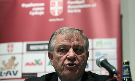 Serbia want Euro 2012 qualifier against Italy to be replayed | Football | The Guardian - Tomislav-Karadzic-preside-006