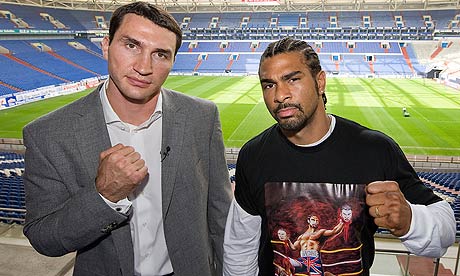 Wladimir Klitschko and David Haye