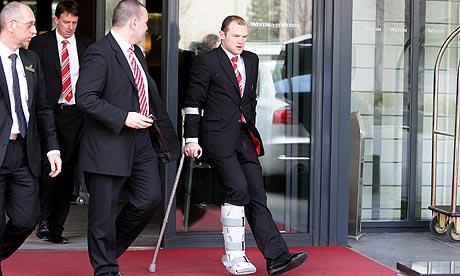 foto Wayne Rooney Injured