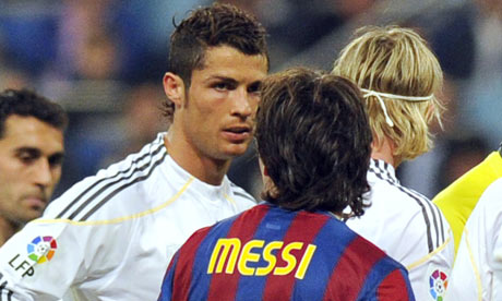 Ronaldo Crying on Real Madrid S Cristiano Ronaldo  Left  Was Eclipsed By Lionel Messi Of