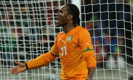 Ivory Coast's striker Didier