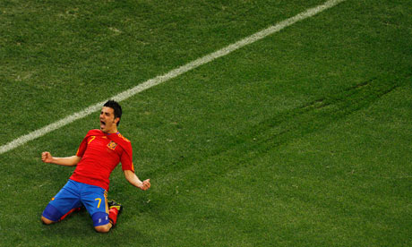 Spain's David Villa has been one of the hottest strikers on show at the 2010