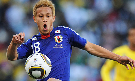 Keisuke Honda is a target for Tottenham after impressing for Japan during the World Cup