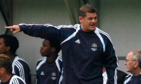 John Carver was previously Sir Bobby Robson's assistant at Newcastle United