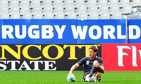 Ireland's Ronan O'Gara attends the captain's run in Dunedin