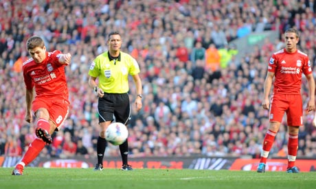 Steven Gerrard, Liverpool v Manchester United