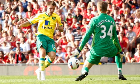 Anthony Pilkington, Manchester United v Norwich