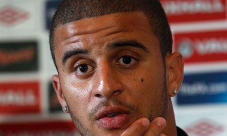 The Tottenham Hotspur right back Kyle Walker could make his England