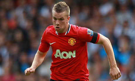 Manchester United midfielder Tom Cleverley