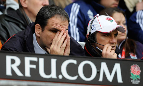 Martin Johnson, left, did not have the respect of the whole England squad