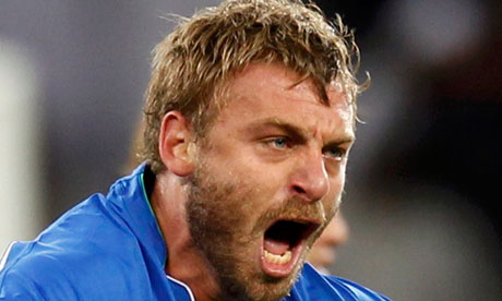 Daniele de Rossi Roma and Italy midfielder