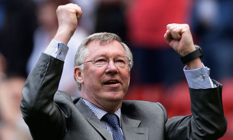 Manchester United manager Sir Alex Ferguson