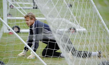 AFC Wimbledon's Seb Brown ahead of the Blue Square Bet Premier play-off final against Luton Town