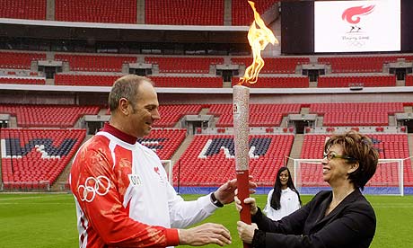 Olympic Torch Relay - Wembley Stadium