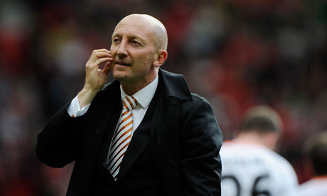 The Blackpool manager Ian Holloway