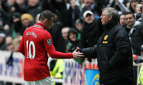 Wayne Rooney Sir Alex Ferguson Manchester United