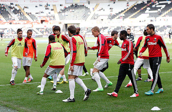 Swansea players