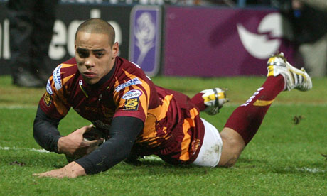 Leroy Cudjoe in action for Huddersfield