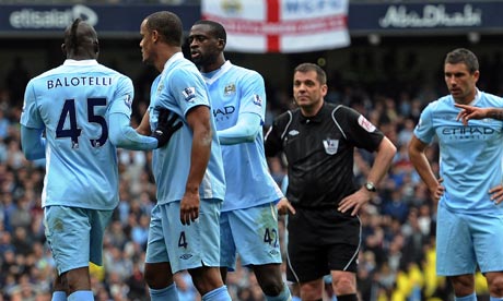Man City players v Sunderland