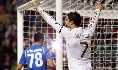 Ronaldo Jump on Cristiano Ronaldo Lifts Real Madrid But Apoel Adventure Ends In Style