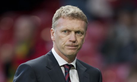 Manchester United's manager David Moyes saw his side conce