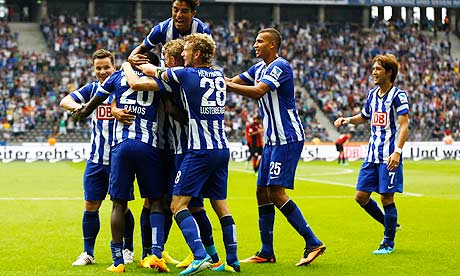 Hertha Berlin return with a bang and give the manager a sleepless    football club berlin