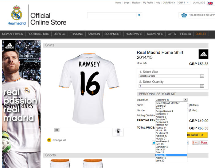 Aaron Ramsey gallery