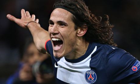 Edinson Cavani of Paris-Saint Germain is one of Manchester United's summer transfer targets