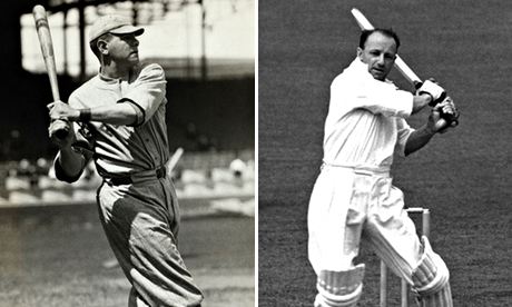 Babe Ruth and Don Bradman