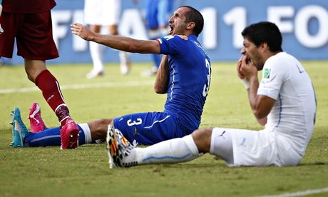 Suarez and Chiellini