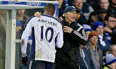 West Brom's Tony Pulis believes Victor Anichebe has been held back by injuries during his career