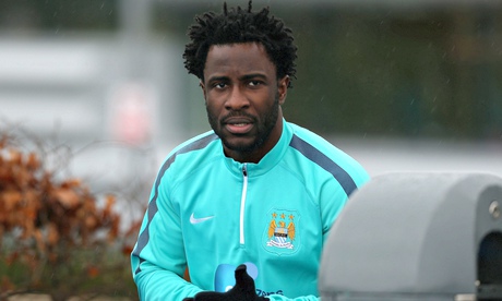 Wilfried Bony has just trained for the first time with his Manchester City team-mates