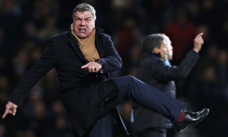 Sam Allardyce's style of play as West  Ham United's manager was not universally popular with fans