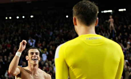 James Chester, right, says the ability of his Wales team-mate Gareth Bale 'is frightening'